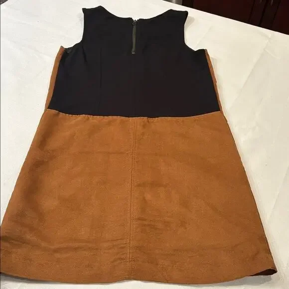 Sanctuary Women's Faux Brown Suede Shift Dress Size XS - Picture 5 of 10